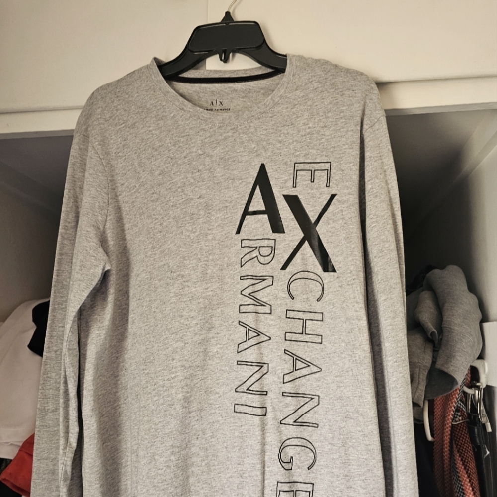 Large (slim) Armani Exchange long sleeve shirt.